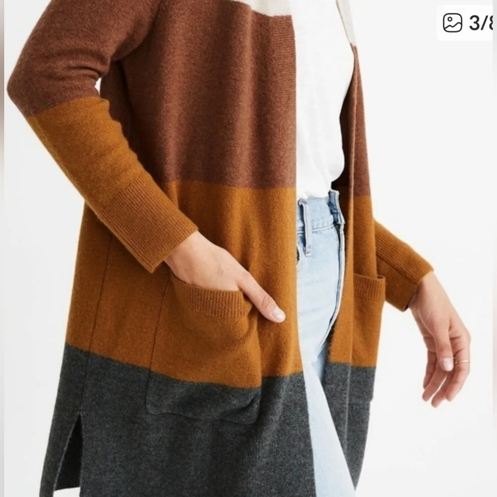 Madewell Kent Striped Cardigan Size Small - Picture 8 of 8